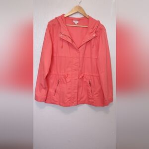 St. John's Bay Coral Hooded Jacket